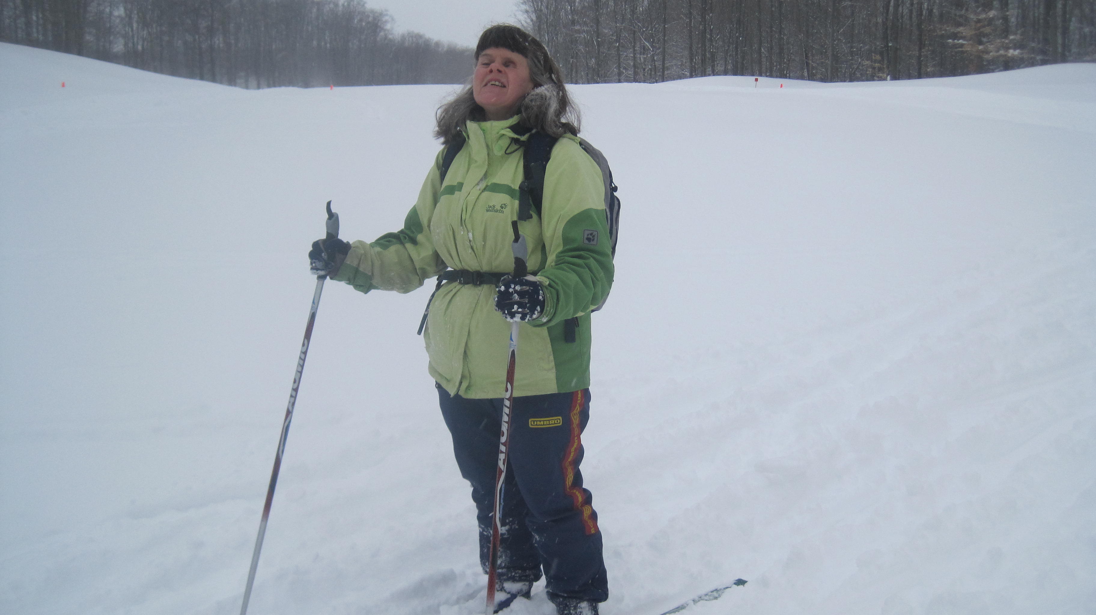 Laura, Bill's skier